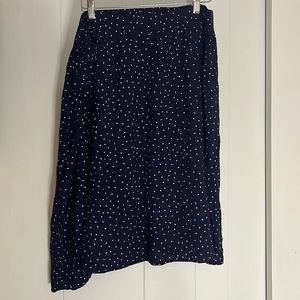 Gap blue polka dot midi skirt size XXL $15​​